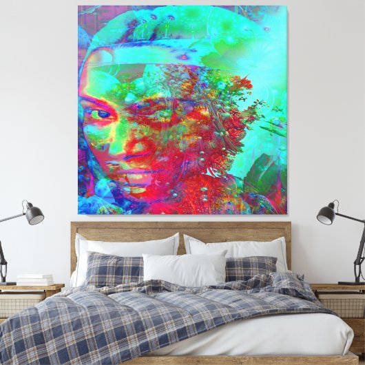 Starlight 2 leinwanddruck (Insitu (Schlafzimmer))