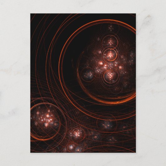 Starlight Abstract Art Postcard Postkarte (Vorderseite)