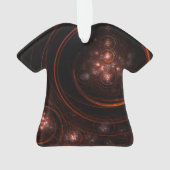 Starlight Abstrakt Art Acrylic Shirt Ornament (Rückseite)