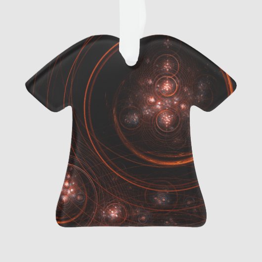 Starlight Abstrakt Art Acrylic Shirt Ornament (Vorderseite)