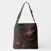 Starlight Abstrakt Art Cross Body Tragetaschen Mit Langen Trägern (Rückseite)