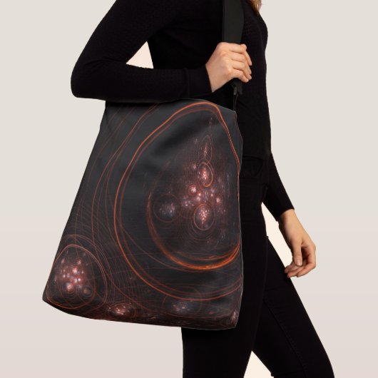 Starlight Abstrakt Art Cross Body Tragetaschen Mit Langen Trägern (Von Nahem)