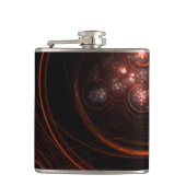 Starlight Abstrakt Art Flachmann (Vorderseite)