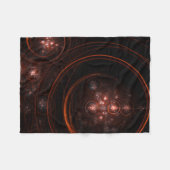 Starlight Abstrakt Art Fleecedecke (Vorderseite (Horizontal))