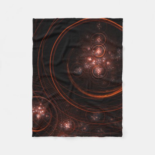 Starlight Abstrakt Art Fleecedecke (Vorderseite)