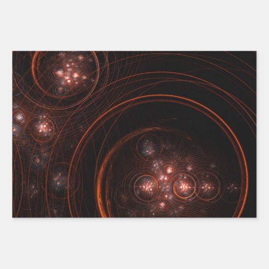 Starlight Abstrakt Art Geschenkpapier Set (Vorderseite)