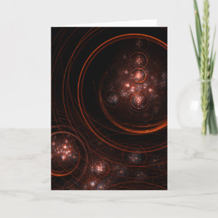 Starlight Abstrakt Art Grußkarte Karte