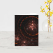 Starlight Abstrakt Art Note Card Karte (Gelbe Blume)