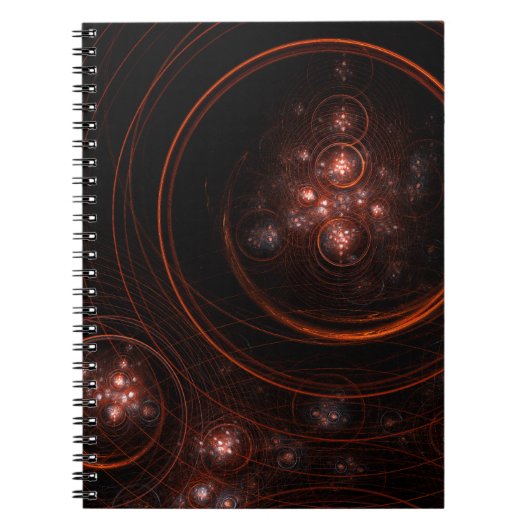 Starlight Abstrakt Art Notebook Notizblock (Vorderseite)