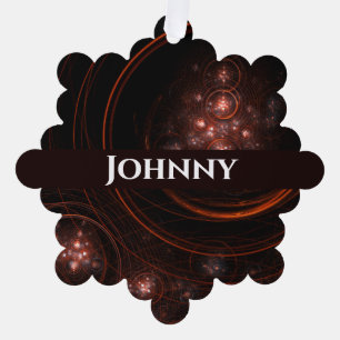 Starlight Abstrakt Art Ornament Karte