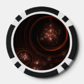 Starlight Abstrakt Art Pokerchips (Rückseite)