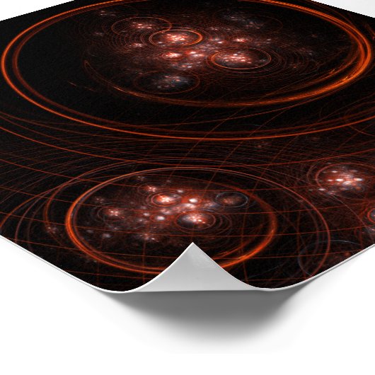 Starlight Abstrakt Art Poster (Ecke)