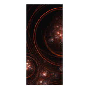 Starlight Abstrakt Art Rack Card Werbekarte