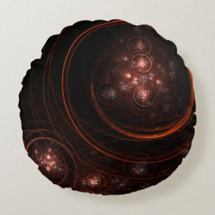 Starlight Abstrakt Art Round Pillow Rundes Kissen