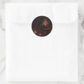 Starlight Abstrakt Art Round Sticker (Tasche)