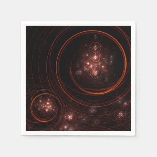 Starlight Abstrakt Art Serviette (Vorderseite)