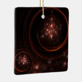 Starlight Abstrakt Art Square Keramikornament (Rechts)
