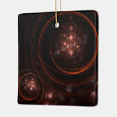 Starlight Abstrakt Art Square Keramikornament (Links)