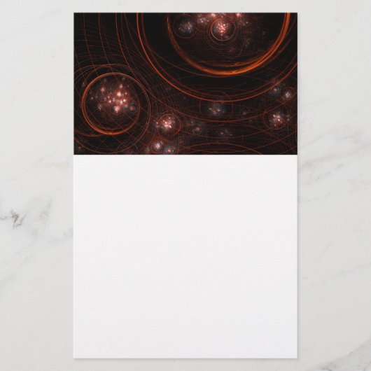 Starlight Abstrakt Art Stationery Briefpapier (Vorderseite)