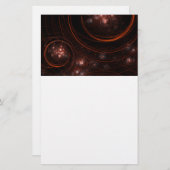 Starlight Abstrakt Art Stationery Briefpapier (Vorne/Hinten)
