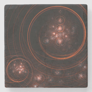 Starlight Abstrakt Art Steinuntersetzer
