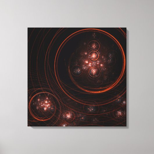 Starlight Abstrakt Art Wrapped Canvas Print Leinwanddruck (Vorderseite)