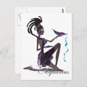 Starlight Aquarius Postkarten (Vorne/Hinten)