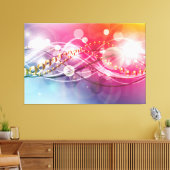 Starlight Art 1 überzogene Canvas Leinwanddruck (Insitu (Wohnzimmer))