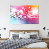 Starlight Art 1 überzogene Canvas Leinwanddruck (Insitu (Schlafzimmer))