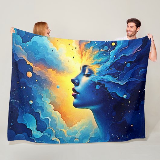 Starlight Bewusstsein Spirituelle Energie Fleecedecke (Beispiel)