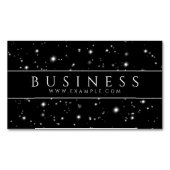 Starlight Black Magnetische Visitenkarte (Vorderseite)