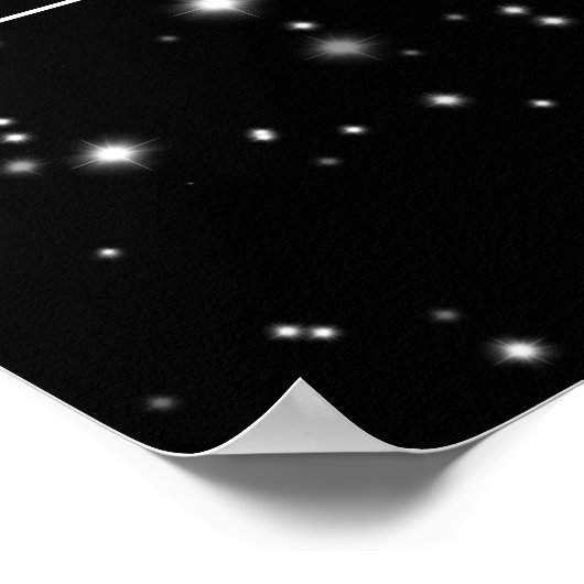 Starlight Black Poster (Ecke)