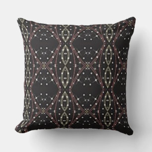Starlight Brown Abstrakt Pattern Kissen