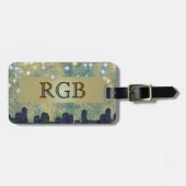 Starlight City Nights Gepäckanhänger (Vorderseite horizontal)