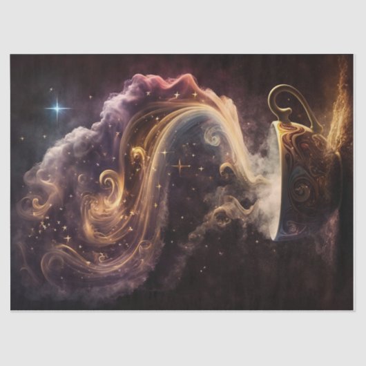 Starlight Coffee, Steaming Cuppa Joe Seidenpapier (Vorderseite)