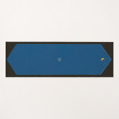 Starlight Constellation Abend Yogamatte (Vorderseite (Horizontal))