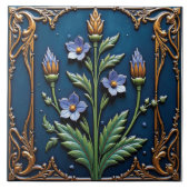 Starlight Deko Blume Fliese (Vorderseite)