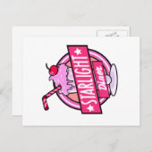 Starlight Diner Milkshake Postcard Postkarte (Vorne/Hinten)