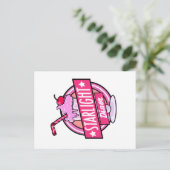 Starlight Diner Milkshake Postkarte (Stehend Vorderseite)