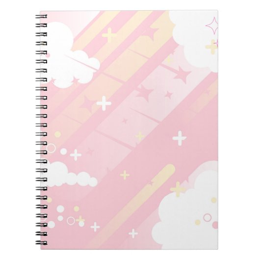 Starlight Dreamer Spiral Foto Notebook Notizblock (Vorderseite)