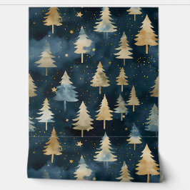 Starlight Evergreen Dreams Botanisch Tapete