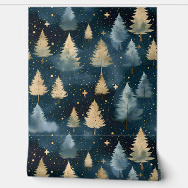 Starlight Evergreen Dreams Botanisch Tapete