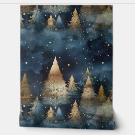 Starlight Evergreen Dreams Botanisch Tapete