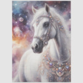 Starlight Galaxy Beautiful Horse Art Decoupage Seidenpapier (Vorderseite)