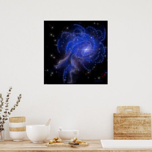 Starlight Galaxy Poster (Küche)