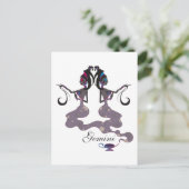 Starlight Gemini Postkarten (Stehend Vorderseite)