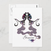 Starlight Gemini Postkarten (Vorne/Hinten)