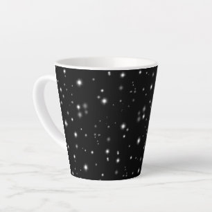 Starlight Glitzern Schwarz-Weiß-Stars Milchtasse