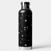 Starlight Glitzern Schwarz-Weiß-Stars Trinkflasche (links)
