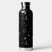 Starlight Glitzern Schwarz-Weiß-Stars Trinkflasche (Rechts)